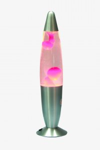 Лава лампа розовая, 34,5 см